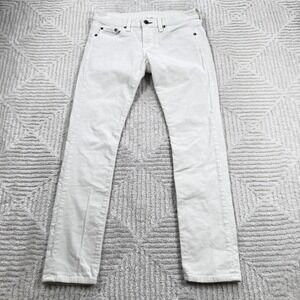 Rag & Bone Tomboy Jeans Womens 25 White Mid Rise Boyfriend Corduroy Preppy